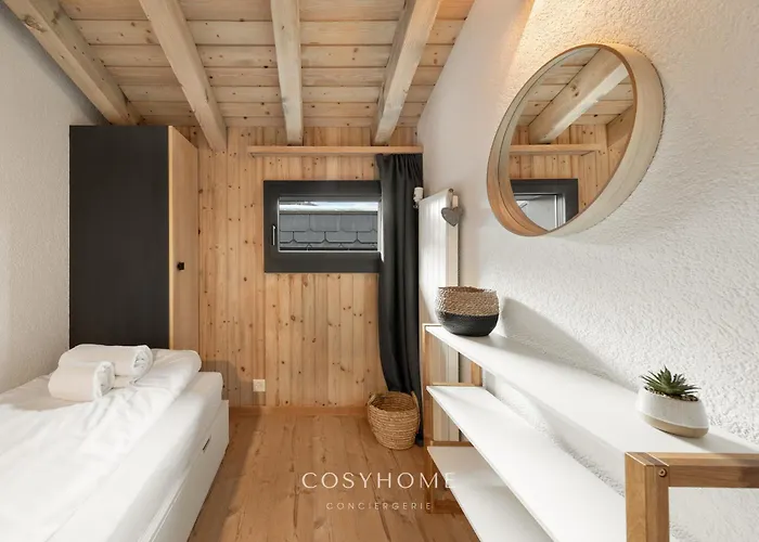 公寓 L'ours Des Pistes L In-out L By Cosyhome Agettes